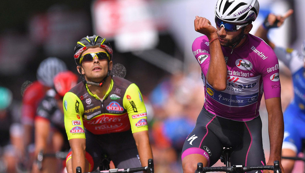 Hattrick voor Gaviria in Giro d'Italia