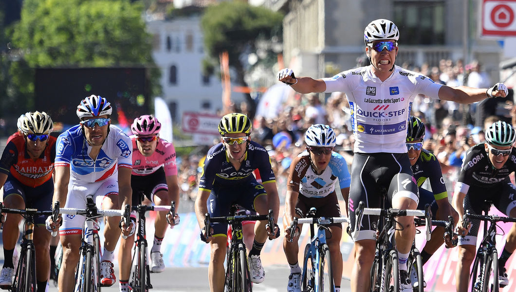 Giro d’Italia: sterke Jungels wint in Bergamo