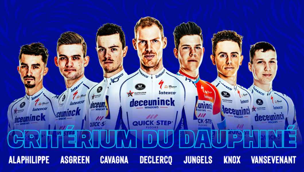 Deceuninck – Quick-Step to Critérium du Dauphiné