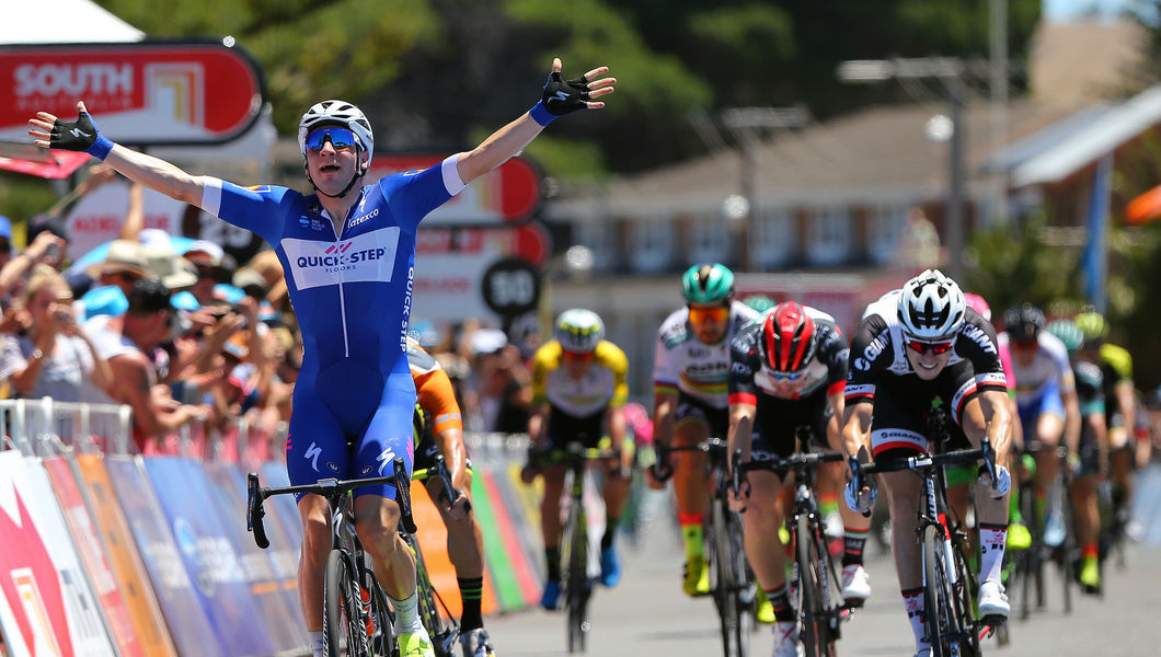 Tour Down Under: Viviani nets first victory for Quick-Step Floors