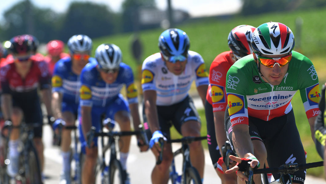 Viviani finishes second in furious Tour de Suisse sprint