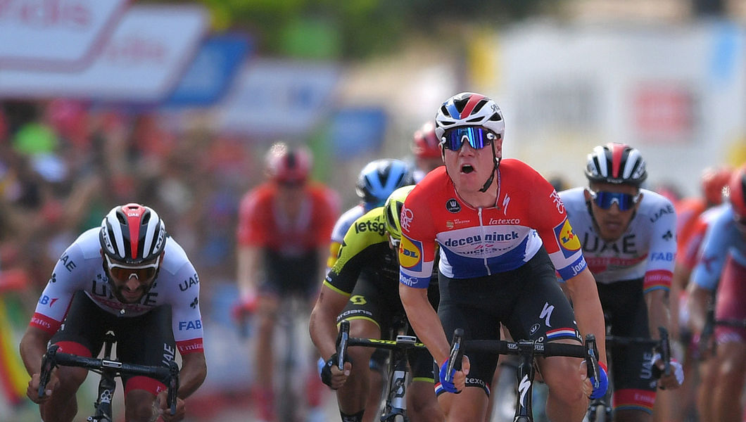 Fabio Jakobsen slaat toe in Vuelta a España