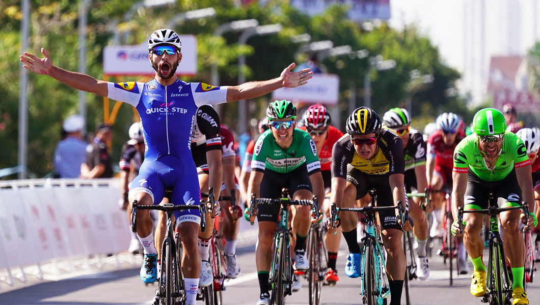Gaviria wins opening stage of inaugural Tour of Guangxi