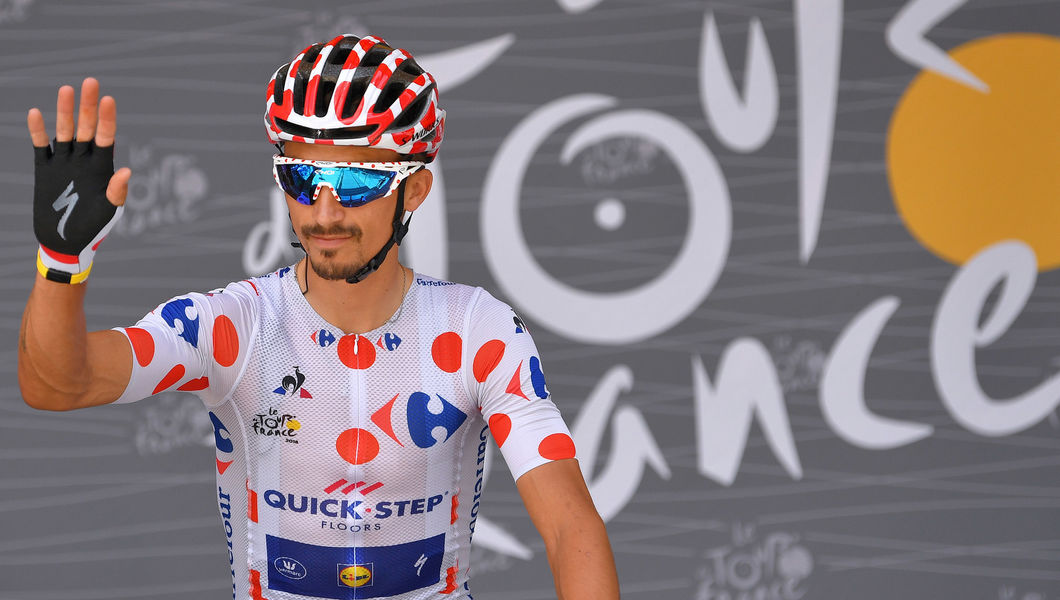 Tour de France: Polka dot jersey rests on Alaphilippe’s shoulders