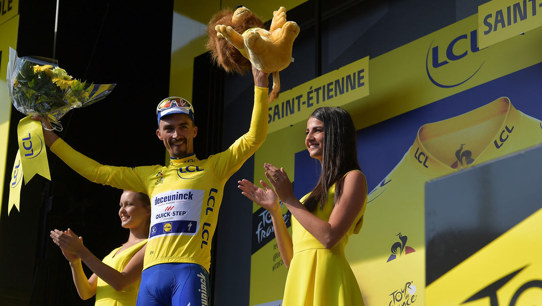 Tour de France: Alaphilippe terug in het geel