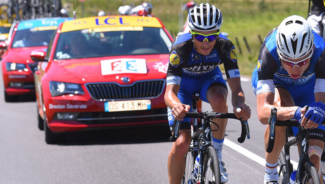 Alaphilippe and Tony Martin – most combative riders in Tour de France stage 16
