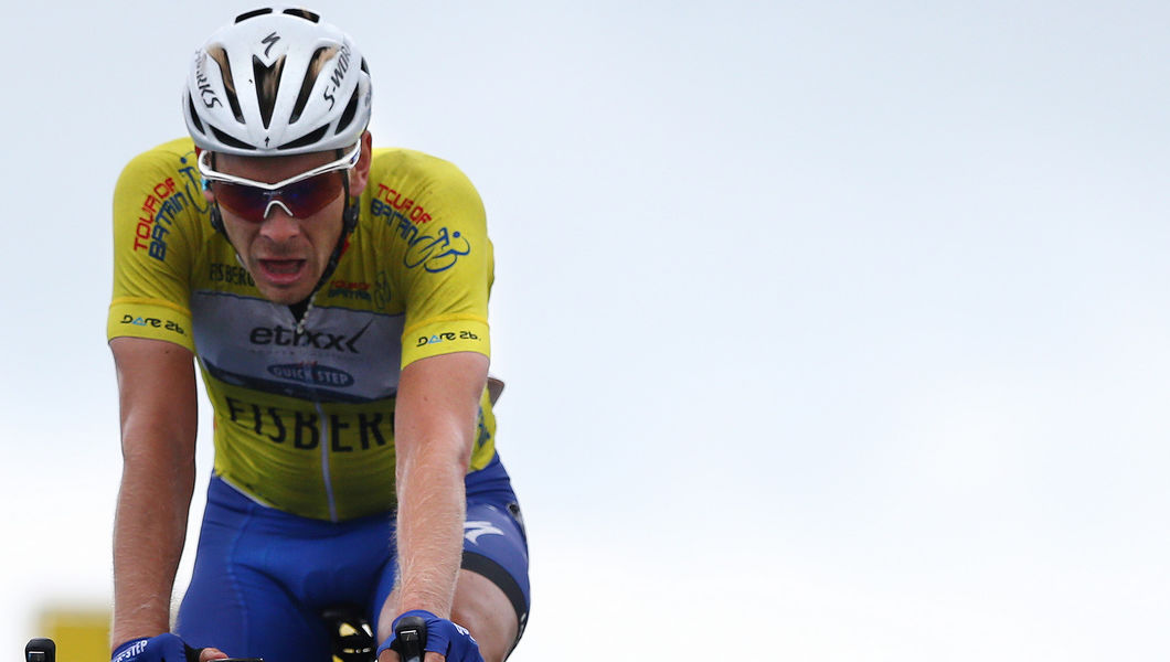 Tour of Britain: Vermote gives it his all on Haytor