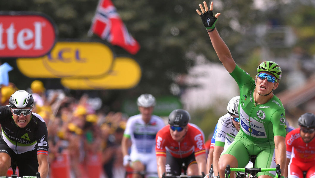 Tour de France: High five, Marcel!