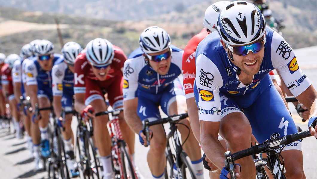 Quick-Step Floors animate Tour of California queen-stage