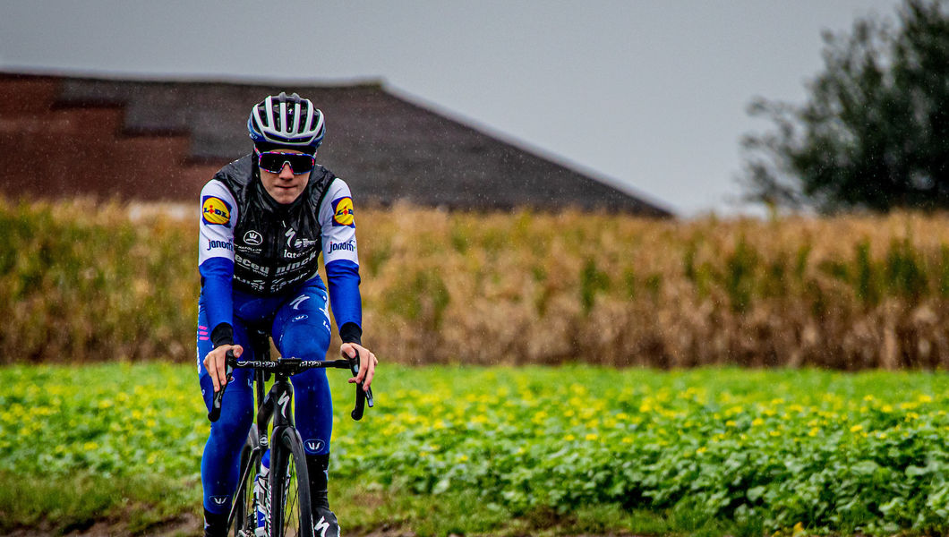 Evenepoel trains outdoor for the first time