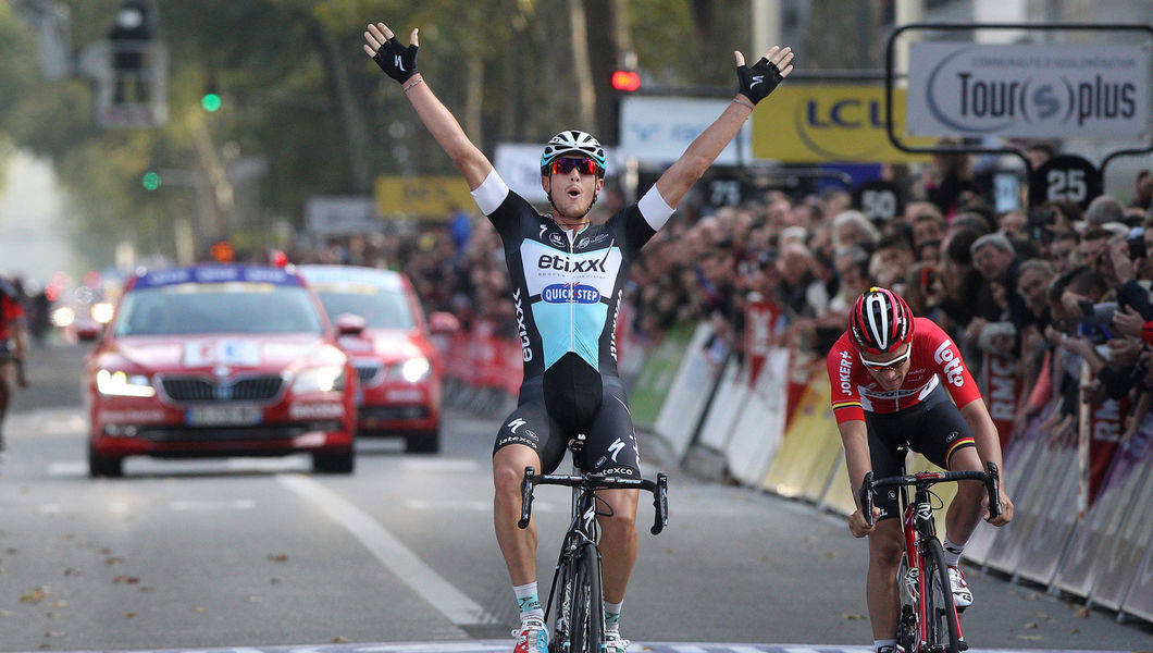 2015 Best Moments: Matteo Trentin makes history in Paris-Tours!