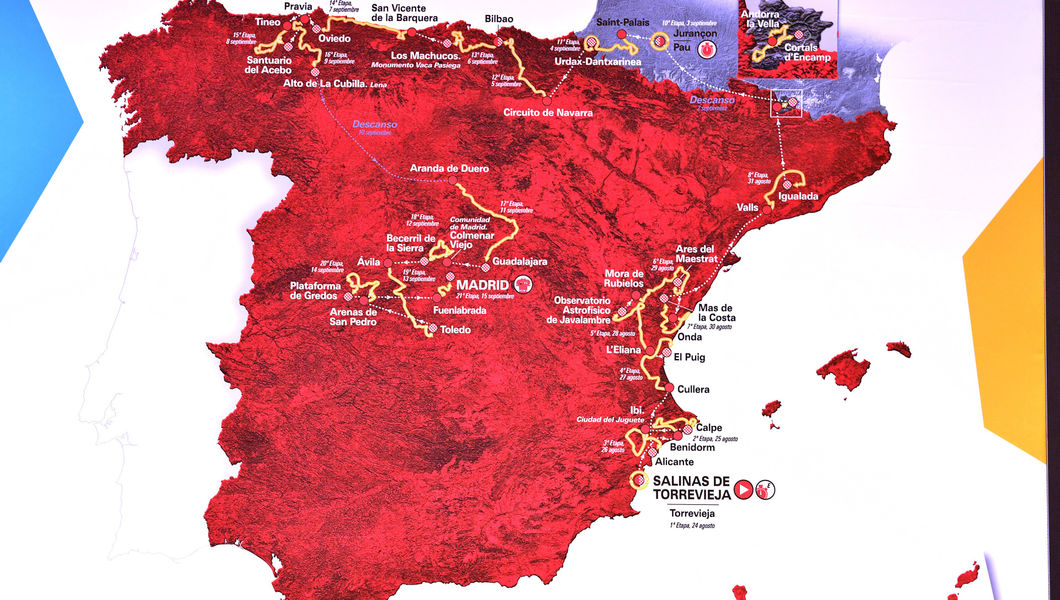 Vuelta a España 2019: 8 aankomsten bergop