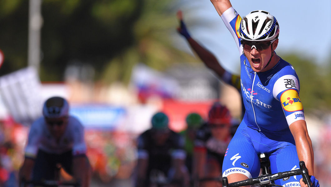 Yves Lampaert wins Vuelta a España stage 2 after Quick-Step Floors masterclass