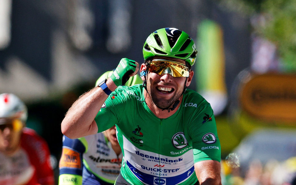 Mark Cavendish equals Eddy Merckx’s record of Tour de France stage victories