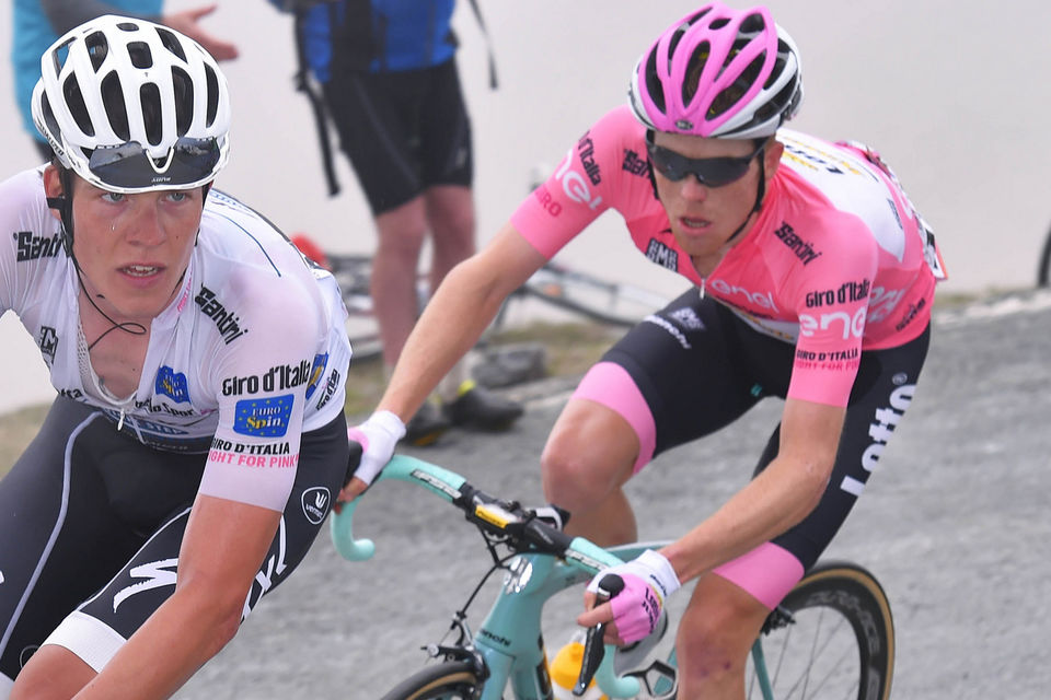 Jungels gains one place after brutal Giro d’Italia stage