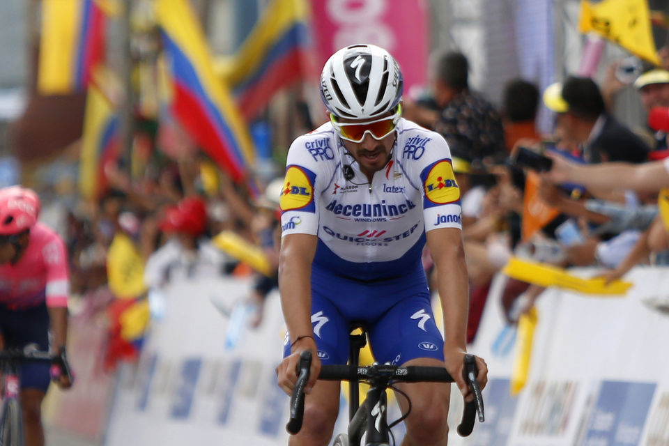 Alaphilippe toont zich in Tour Colombia