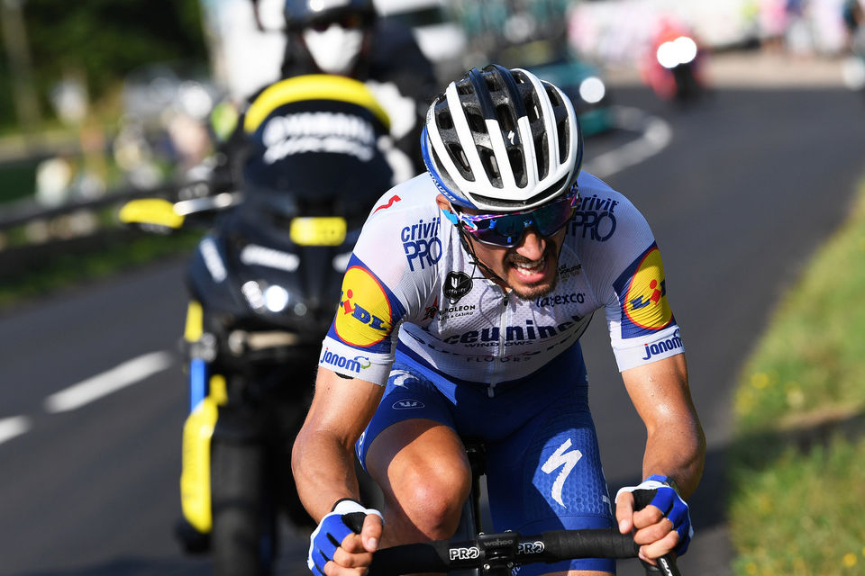 Alaphilippe most combative rider on Tour de France queen stage