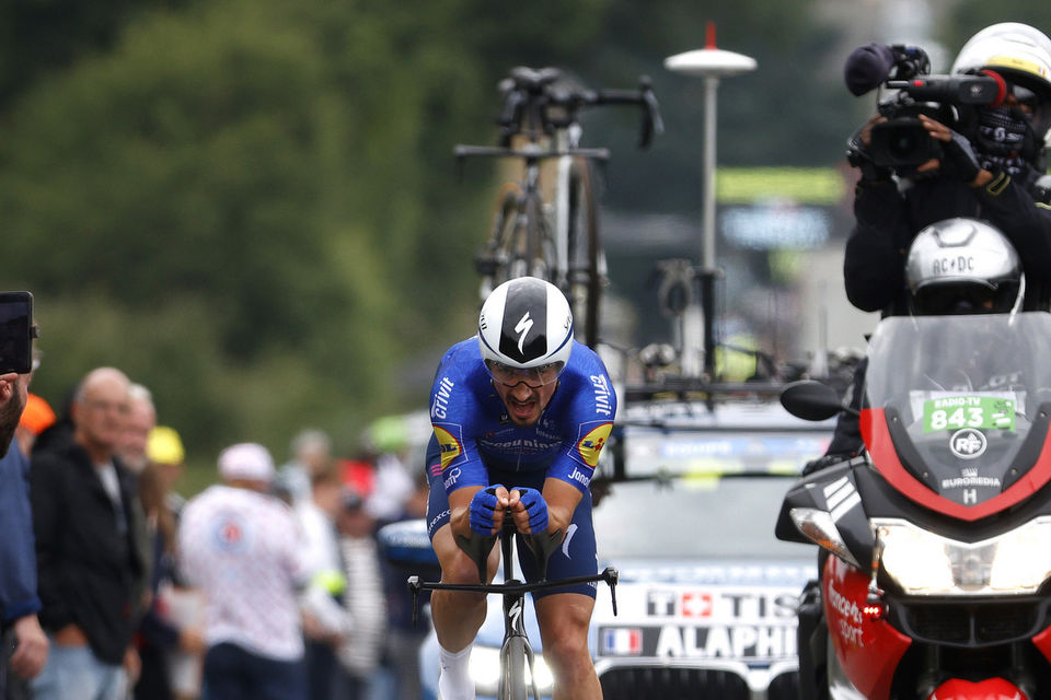 Alaphilippe and Asgreen deliver strong time trial at Le Tour