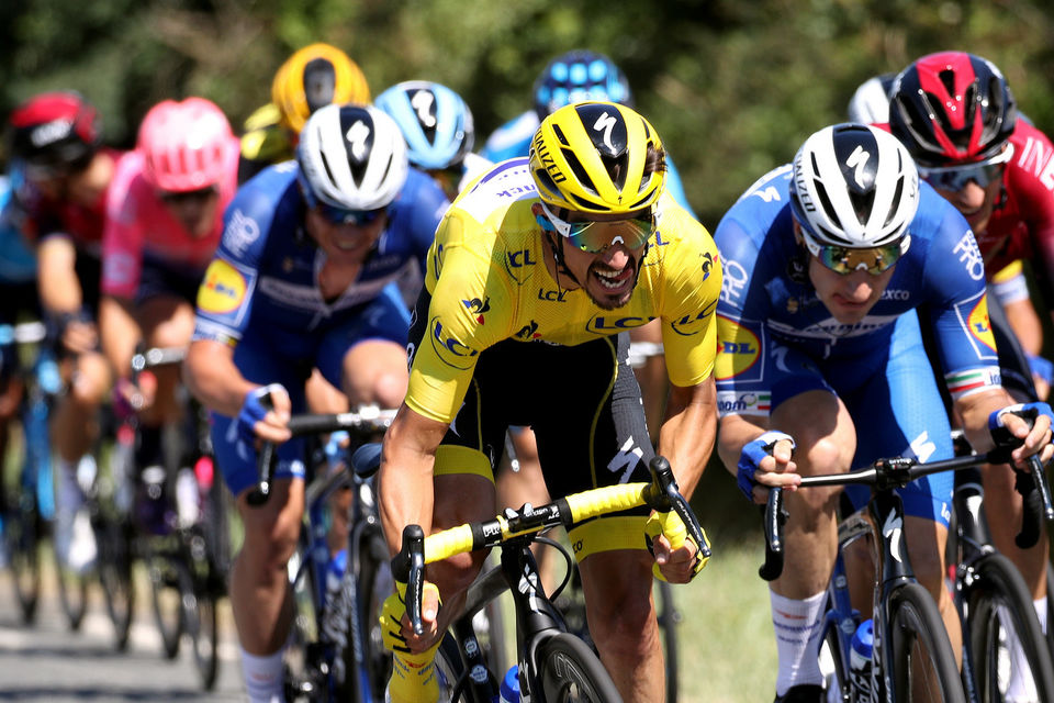 Alaphilippe extends Tour de France lead in the crosswinds