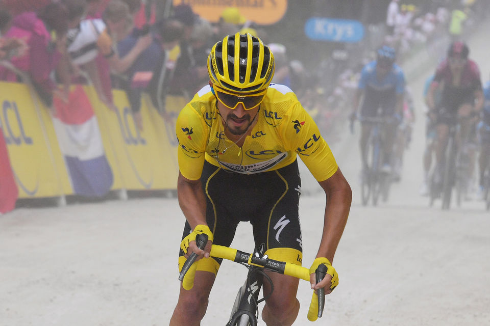 Tour de France: Alaphilippe shows panache on La Planche des Belles Filles