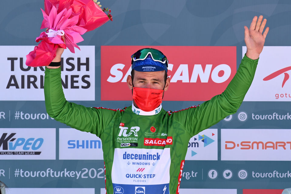 Cavendish in green at the Tour of Turkey