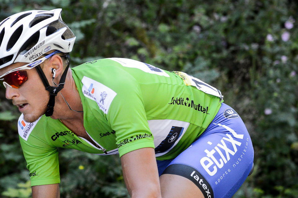 Matteo Trentin leaves the Tour de l’Ain with the green jersey
