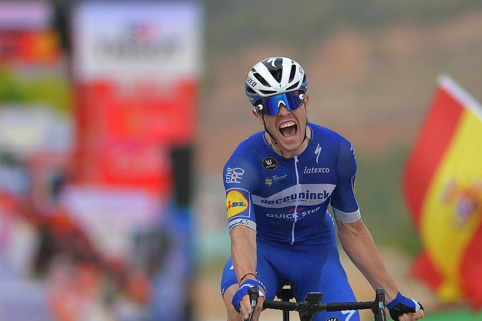 Vuelta a España: Rémi Cavagna claims sensational breakaway win