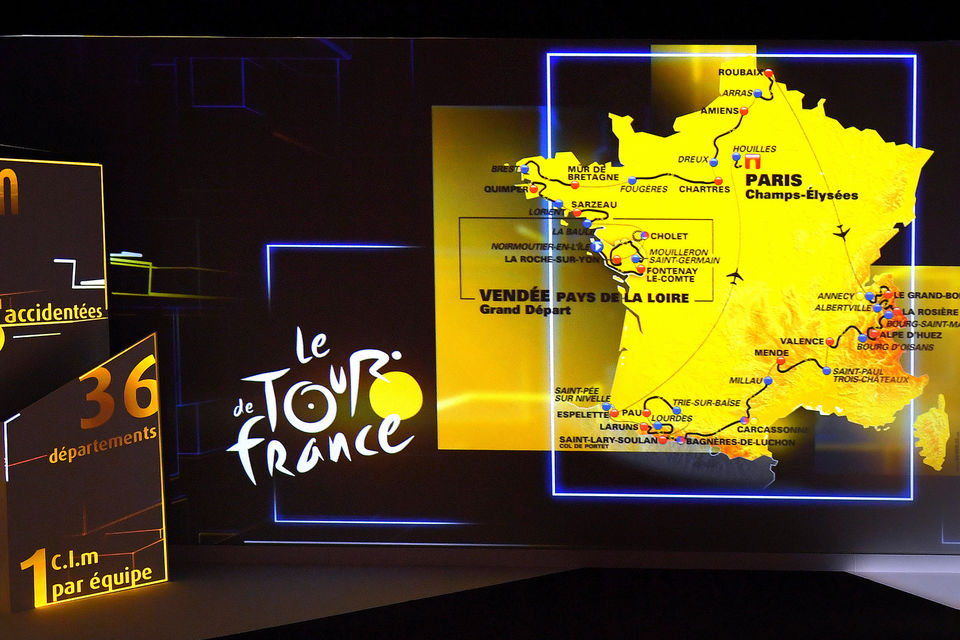 2018 Tour de France route unveiled