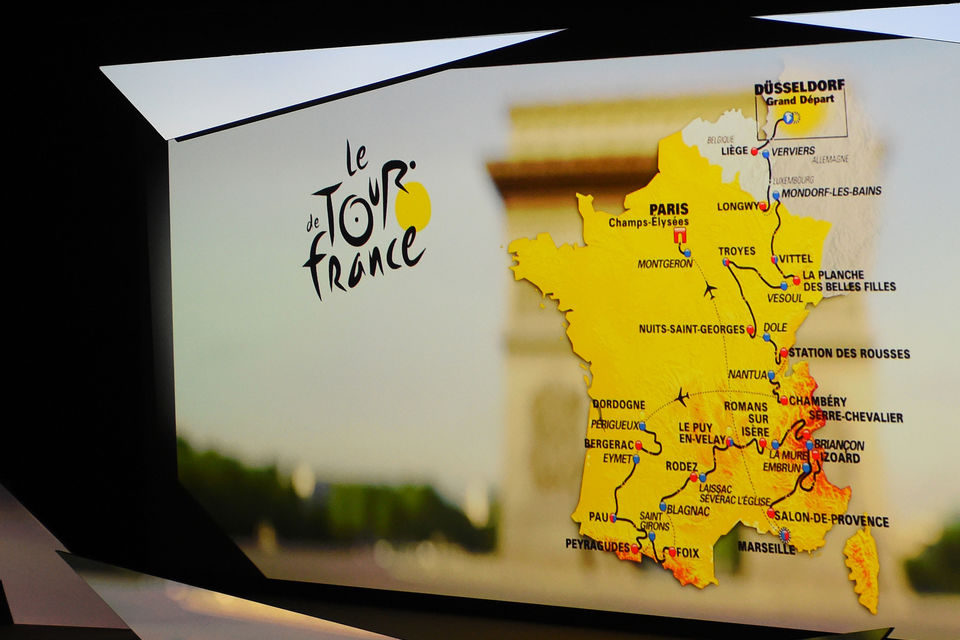 Parcours Tour de France 2017 bekend gemaakt