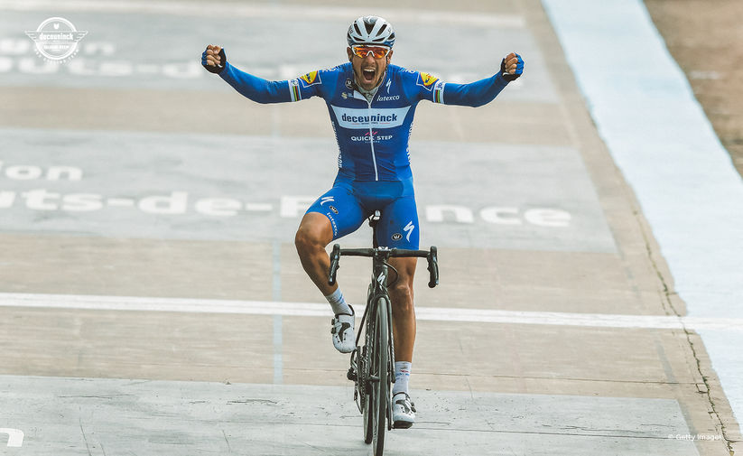 Gilbert wint Paris-Roubaix
